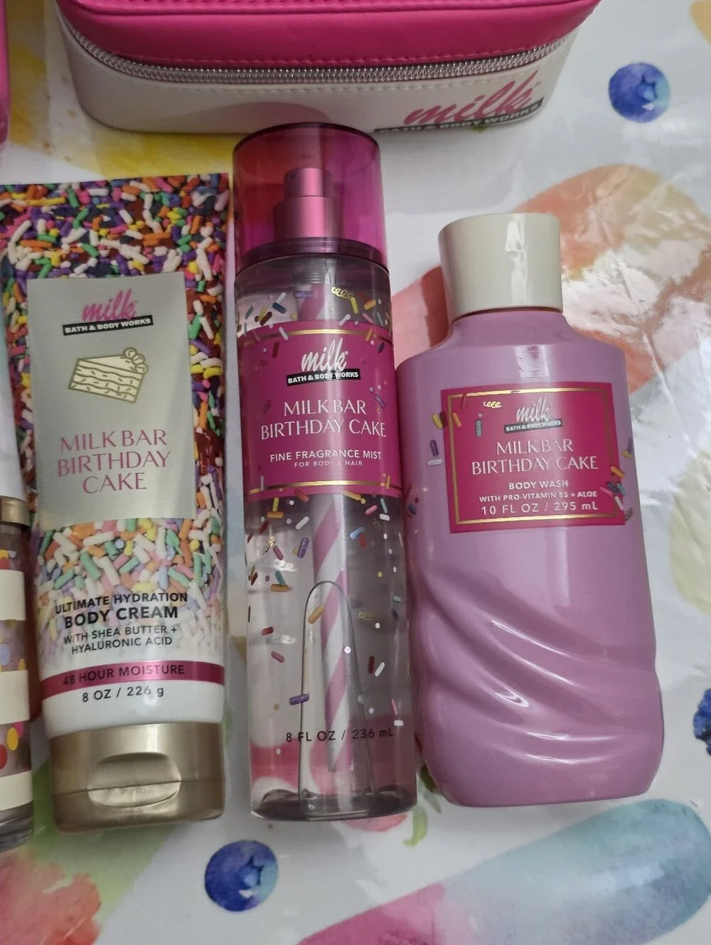 Bath & Body Works Milk Bar Birthday Cake Bath & Body 13 Piece Set New Ultra RARE